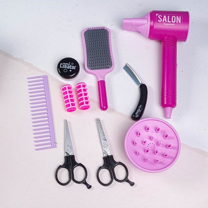 اسباب بازی سشوار و ست آرایشگری کد QY003