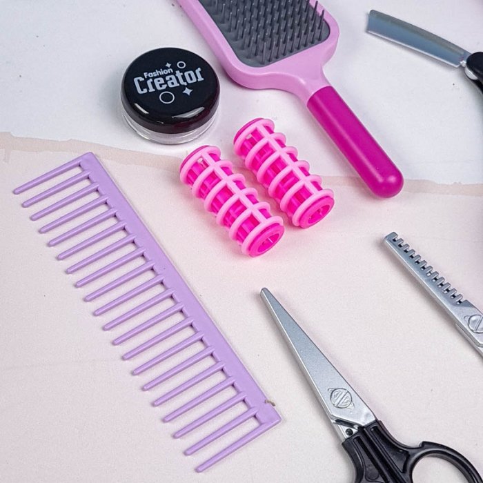 اسباب بازی سشوار و ست آرایشگری کد QY003