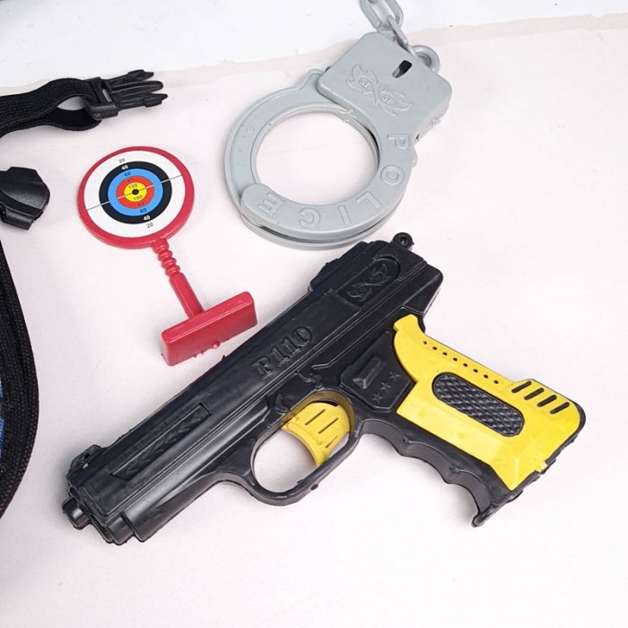 لباس مشاغل کودک جلیقه کماندویی آبی کد 7534