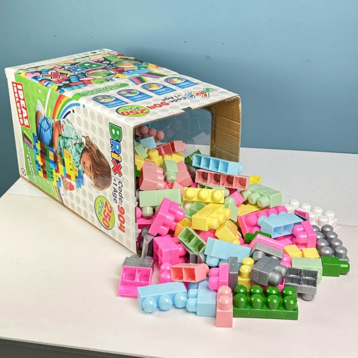 بلوک خانه سازی کودک 250 تکه پاستلی کد P/BRX904/PA