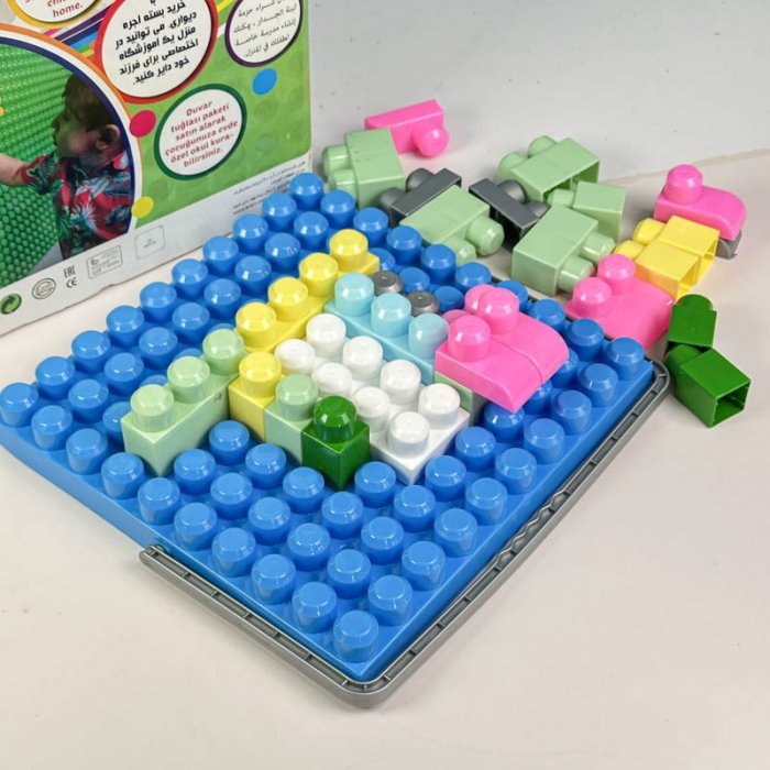 بلوک خانه سازی کودک 250 تکه پاستلی کد P/BRX904/PA