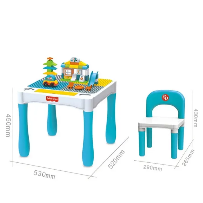 میز لگو بازی 64 تکه فیشر پرایس FISHER PRICE کد 540007