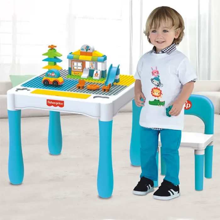 میز لگو بازی 64 تکه فیشر پرایس FISHER PRICE کد 540007