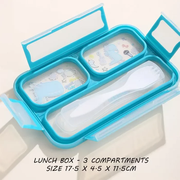 لانچ باکس 4 قسمتی وست VEST طرح یونیکورن کد P/U2088/D