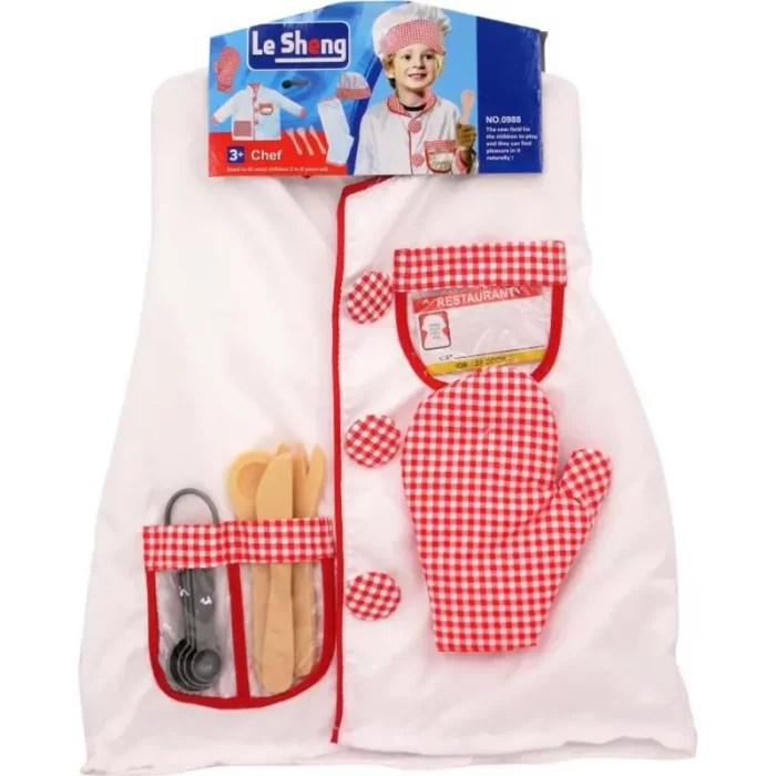 لباس مشاغل کودک مدل سرآشپز کد 0988