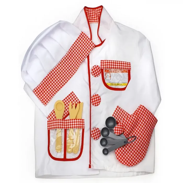 لباس مشاغل کودک مدل سرآشپز کد 0988