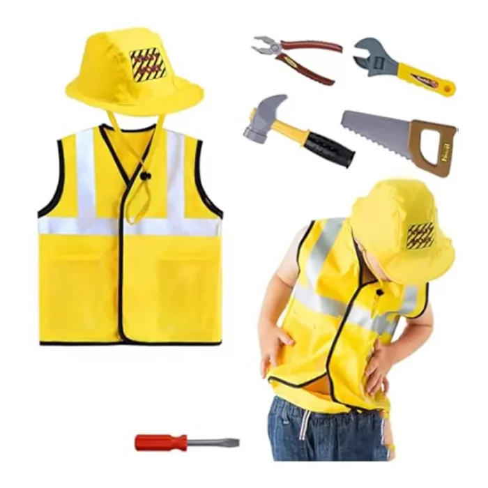 لباس مشاغل کودک مدل معمار کد 0950