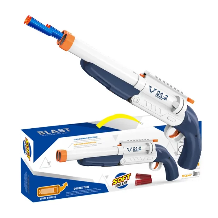 تفنگ اسباب بازی کودک دو لول SUPER GUN کد 9950