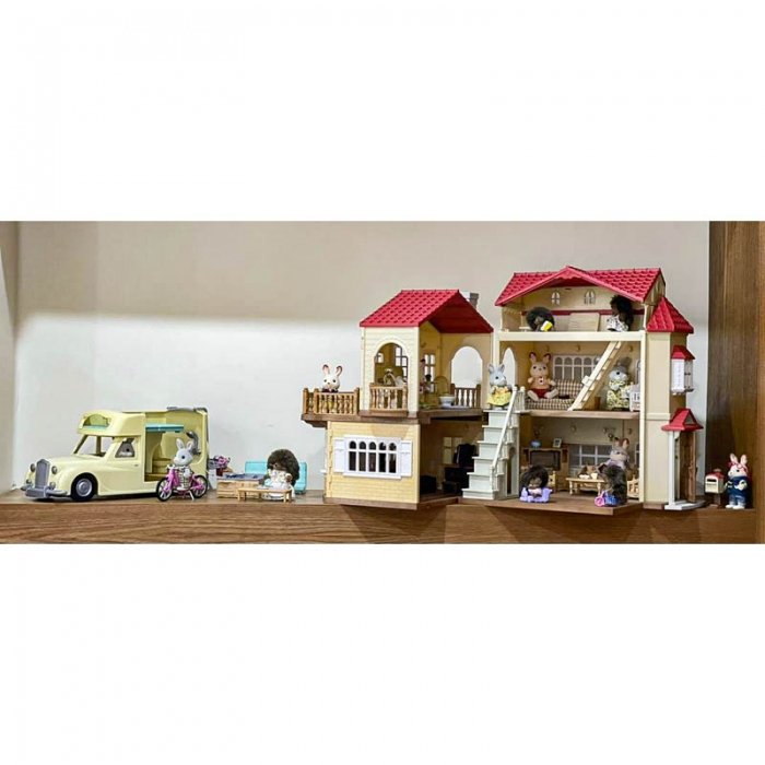 اسباب بازی سیلوانیان فامیلیز Sylvanian Families مدل Family Campervan کد 5454