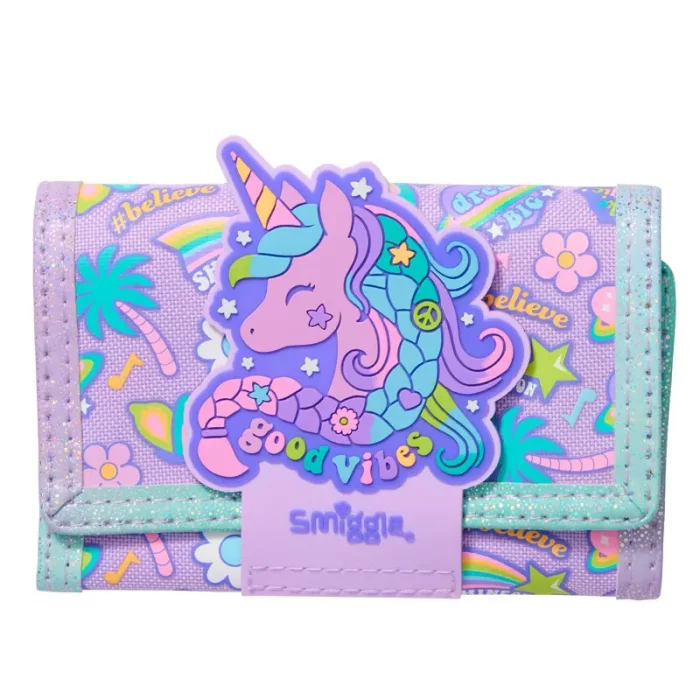 کیف پول کودک اسمیگل طرح یونیکورن بنفش کد 74570