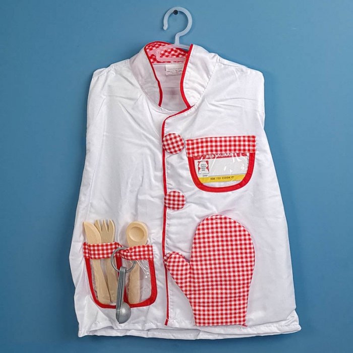 لباس مشاغل کودک مدل سرآشپز کد 0988