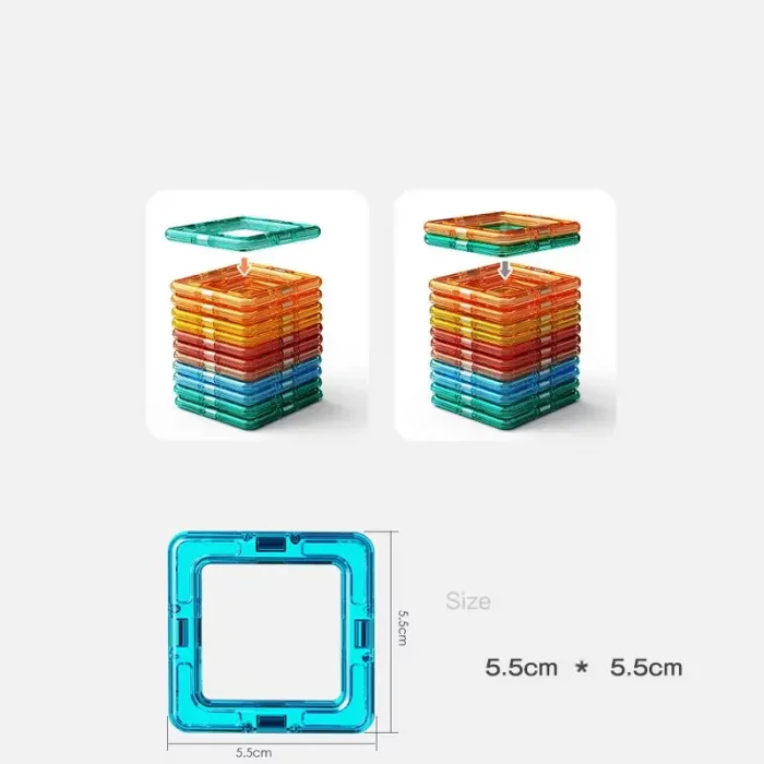 اسباب بازی کاشی های مغناطیسی حیوانات 50 تکه فیلو FEELO کد FL1505