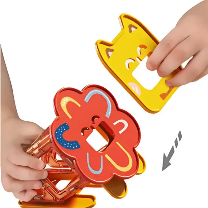 اسباب بازی کاشی های مغناطیسی حیوانات 50 تکه فیلو FEELO کد FL1505