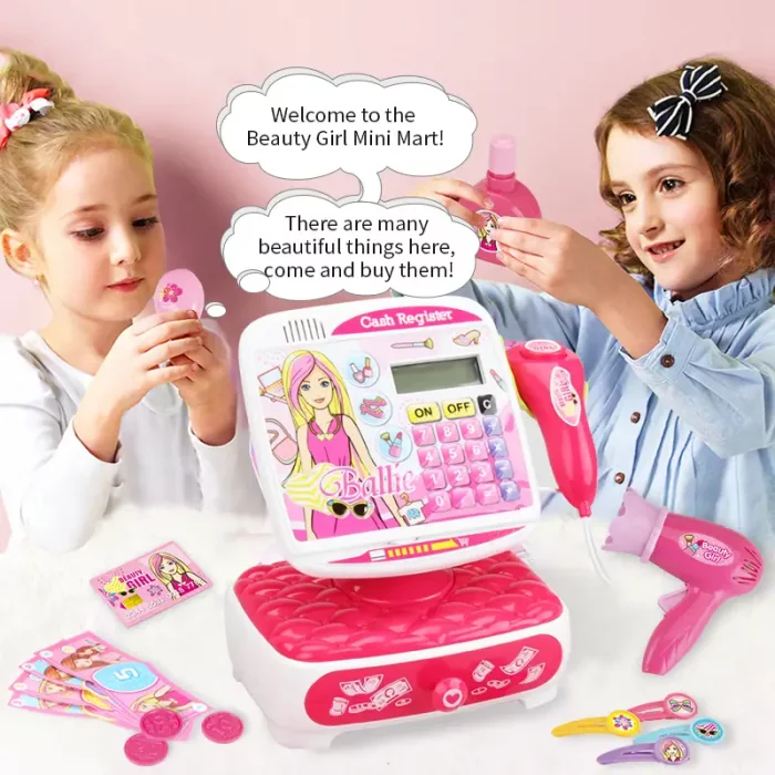 اسباب بازی صندوق فروشگاهی صورتی کد 35580D