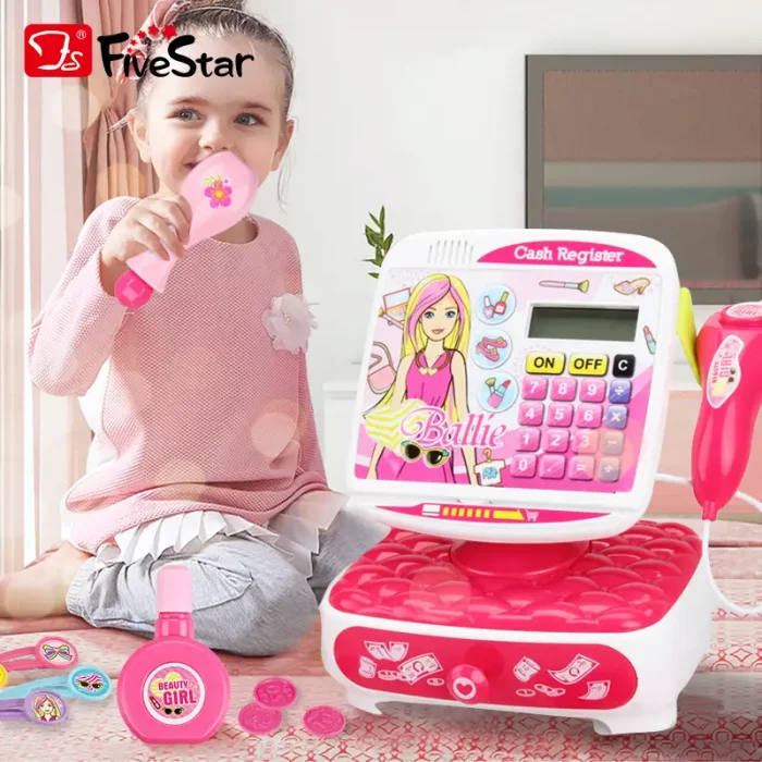 اسباب بازی صندوق فروشگاهی صورتی کد 35580D