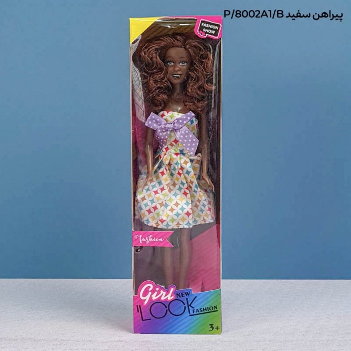 عروسک باربی سیاه پوست کد 8002A1