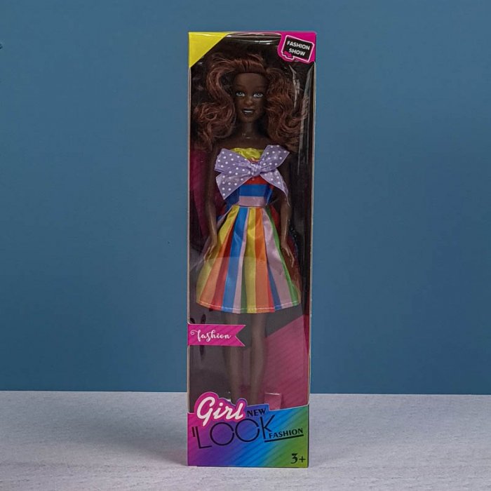 پک 6 عددی عروسک باربی سیاه پوست کد 6894031