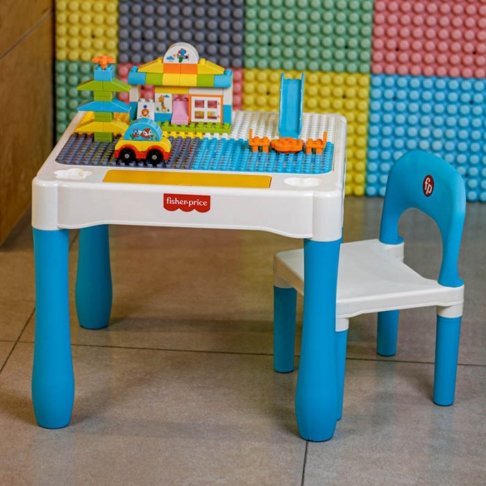 میز لگو بازی 64 تکه فیشر پرایس FISHER PRICE کد 540007