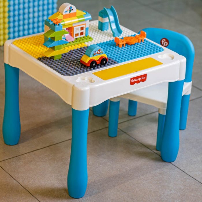 میز لگو بازی 64 تکه فیشر پرایس FISHER PRICE کد 540007