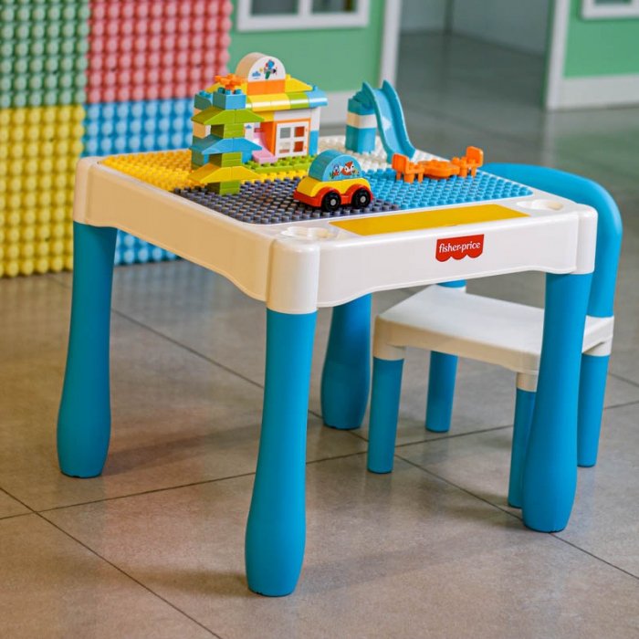 میز لگو بازی 64 تکه فیشر پرایس FISHER PRICE کد 540007