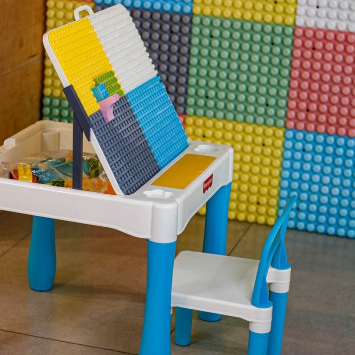 میز لگو بازی 64 تکه فیشر پرایس FISHER PRICE کد 540007