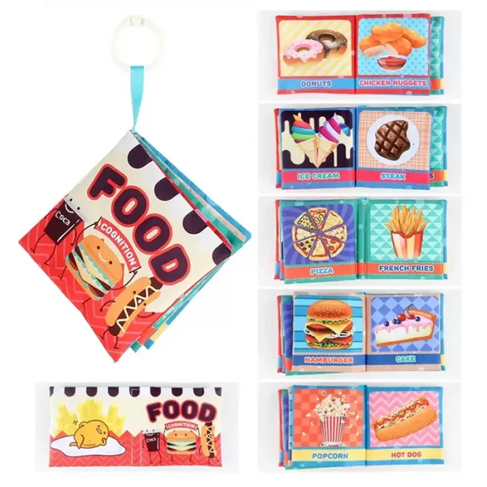 کتاب پارچه ای آموزشی مدل غذا کد 665332