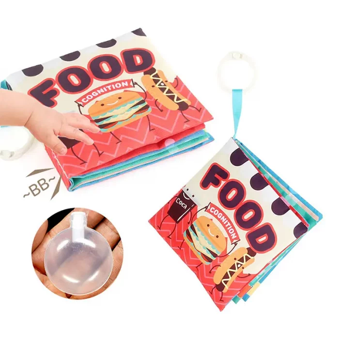 کتاب پارچه ای آموزشی مدل غذا کد 665332