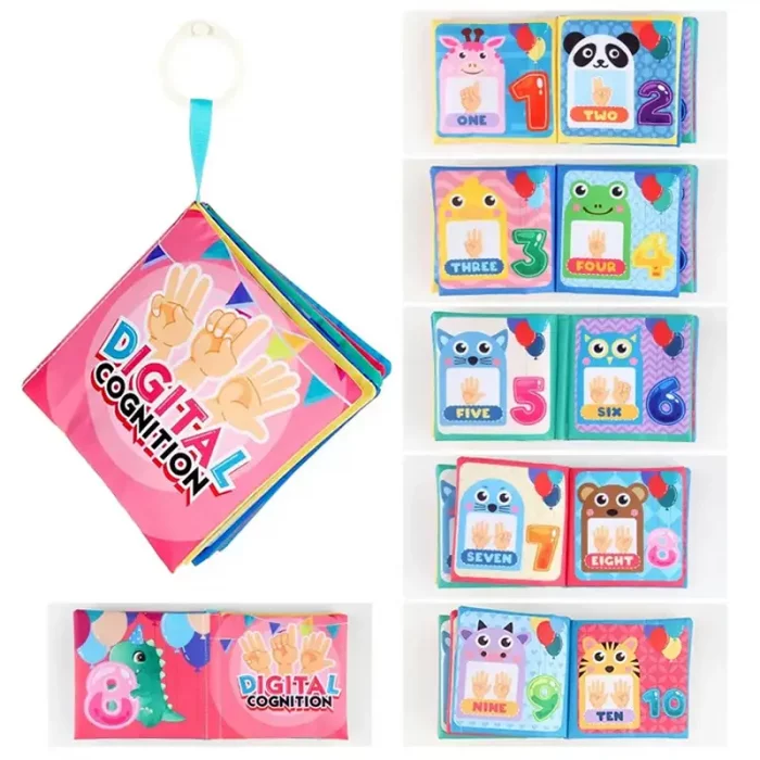 کتاب پارچه ای آموزشی مدل اعداد کد 665333