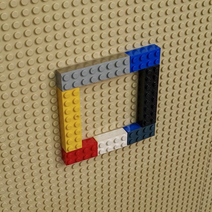 صفحه لگو دیواری طرح خانه چوبی کد 6900354