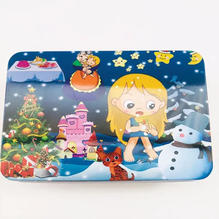 پازل دختر کبریت فروش قوطی فلزی 60 تکه کد jd6015