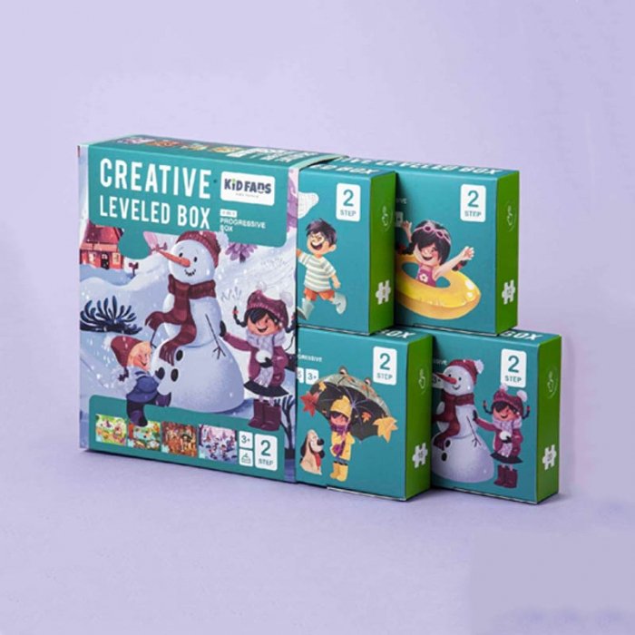 پازل کودک 58 تکه مدل فصل KID FANS SEASON کد KS2401