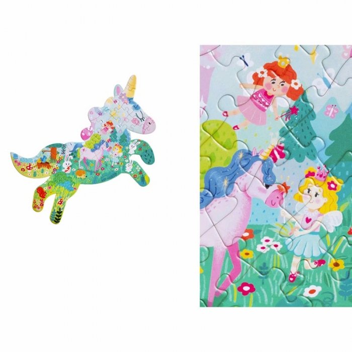 پازل کودک 56 تکه مدل یونیکورن KID FANS UNICORN کد KS2448