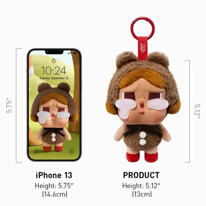 عروسک شانسی عروسک کرای بیبی پاپ مارت مدل crying again کد 028763