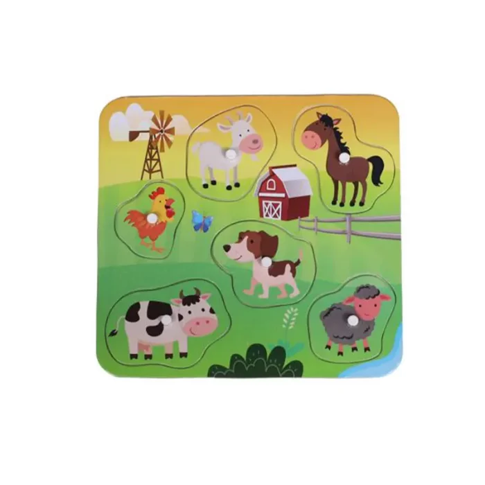 پازل چوبی جاگذاری پین دار کد 677261