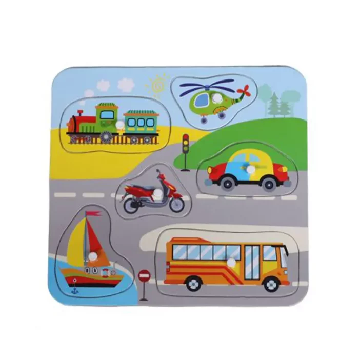 پازل چوبی جاگذاری پین دار کد 677261