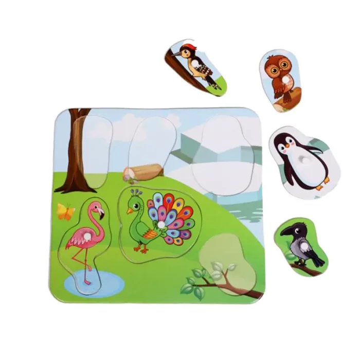 پازل چوبی جاگذاری پین دار کد 677261