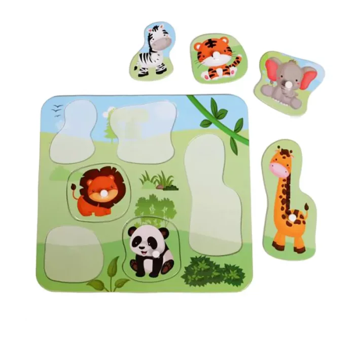 پازل چوبی جاگذاری پین دار کد 677261