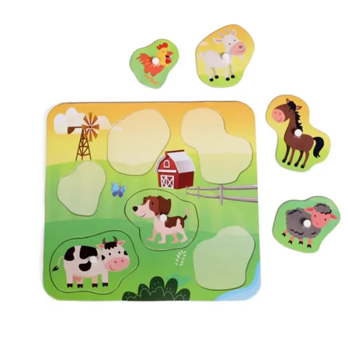 پازل چوبی جاگذاری پین دار کد 677261