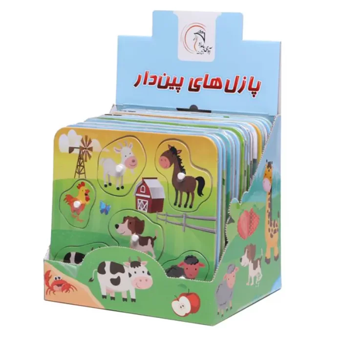 پازل چوبی جاگذاری پین دار کد 677261
