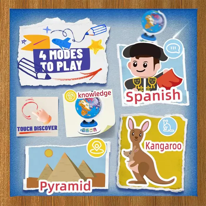 اسباب بازی کره زمین موزیکال هولی تویز Huile Toys کد HE8985