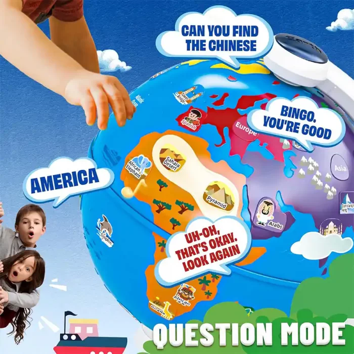 اسباب بازی کره زمین موزیکال هولی تویز Huile Toys کد HE8985