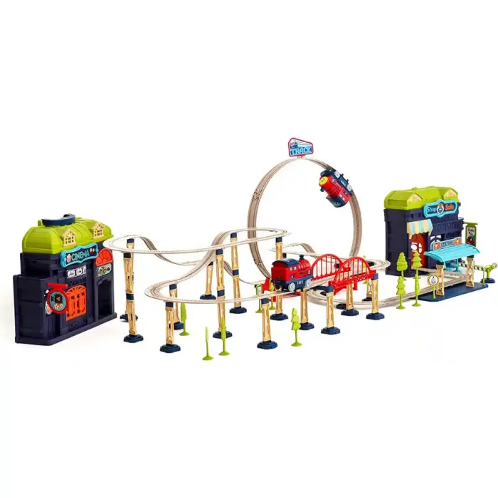 اسباب بازی ساختنی ریل قطار 147 تکه کد 89957