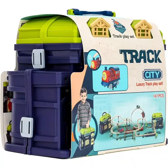 اسباب بازی ساختنی ریل قطار 147 تکه کد 89957