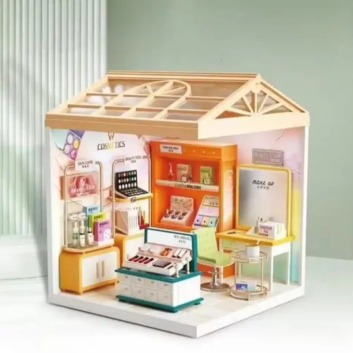 کیت خانه سازی مینیاتوری مدل سالن زیبایی کد 8003