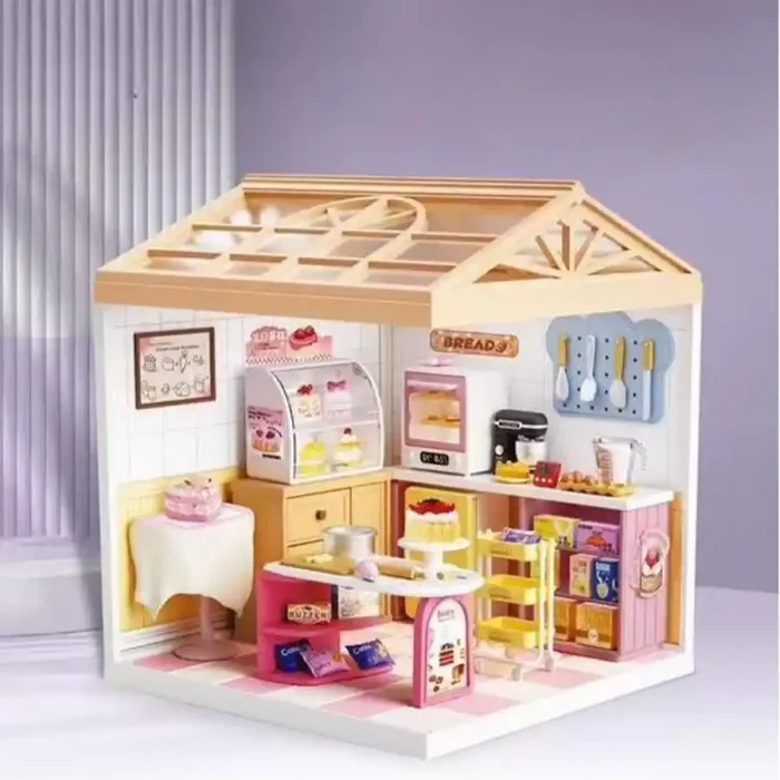 کیت خانه سازی مینیاتوری مدل قنادی کد 8008