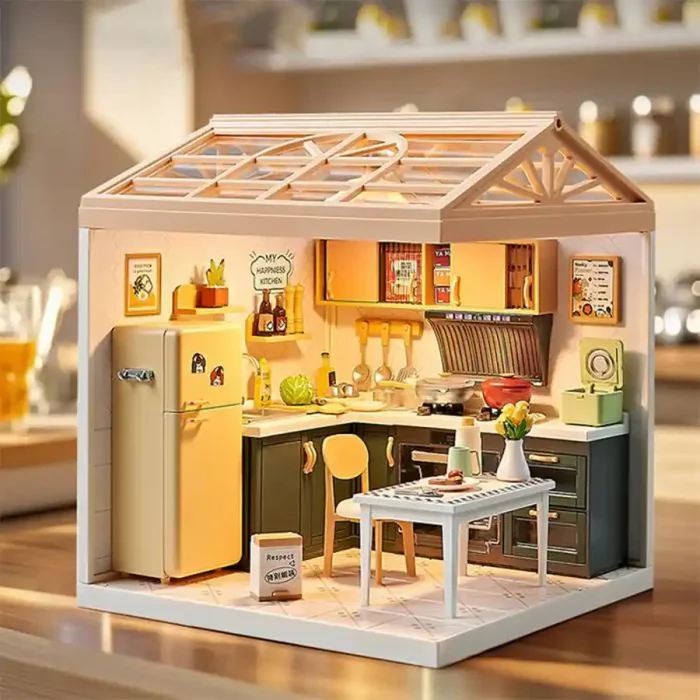 کیت خانه سازی مینیاتوری مدل آشپزخانه کد 8005