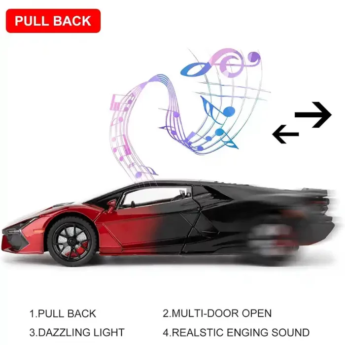 ماکت ماشین موزیکال مدل لامبورگینی کد CZ177A