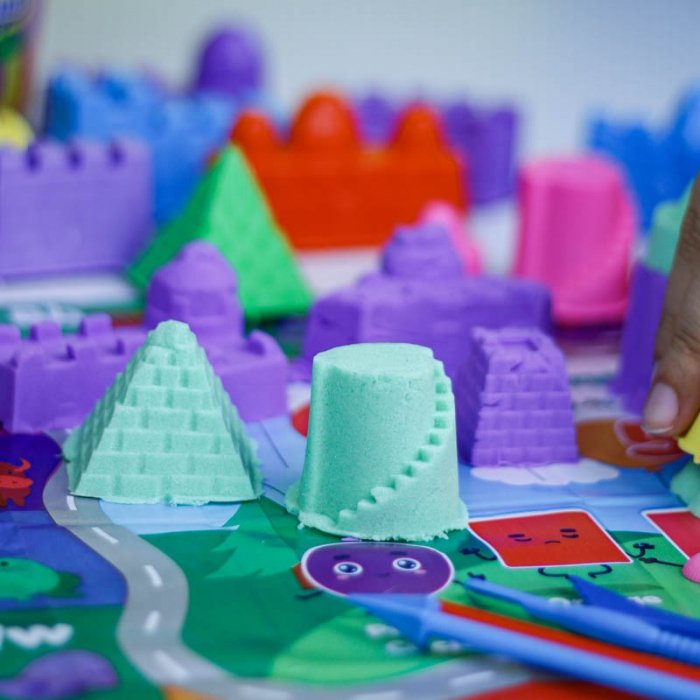 خمیر شنی سطلی 1 کیلویی آریا با لوازم کد 1080