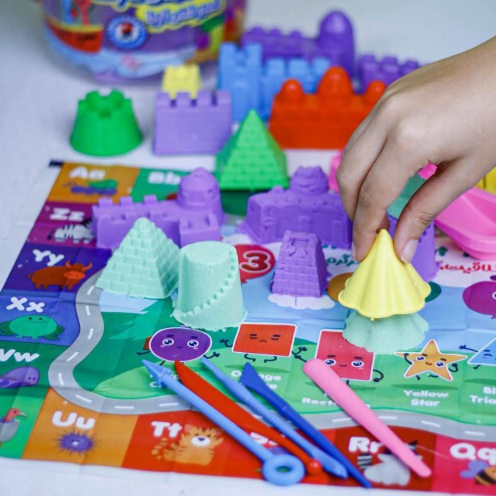 خمیر شنی سطلی 1 کیلویی آریا با لوازم کد 1080