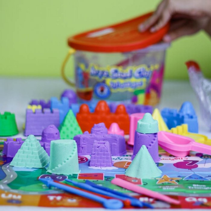 خمیر شنی سطلی 1 کیلویی آریا با لوازم کد 1080